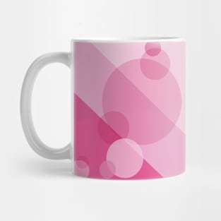 Pink Spheres Abstract Mug